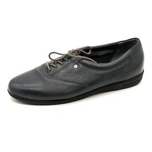 Easy Spirit Womens Oxford Shoe ESmotion‎ Blue Leather Lace Up Pointed Toe 7